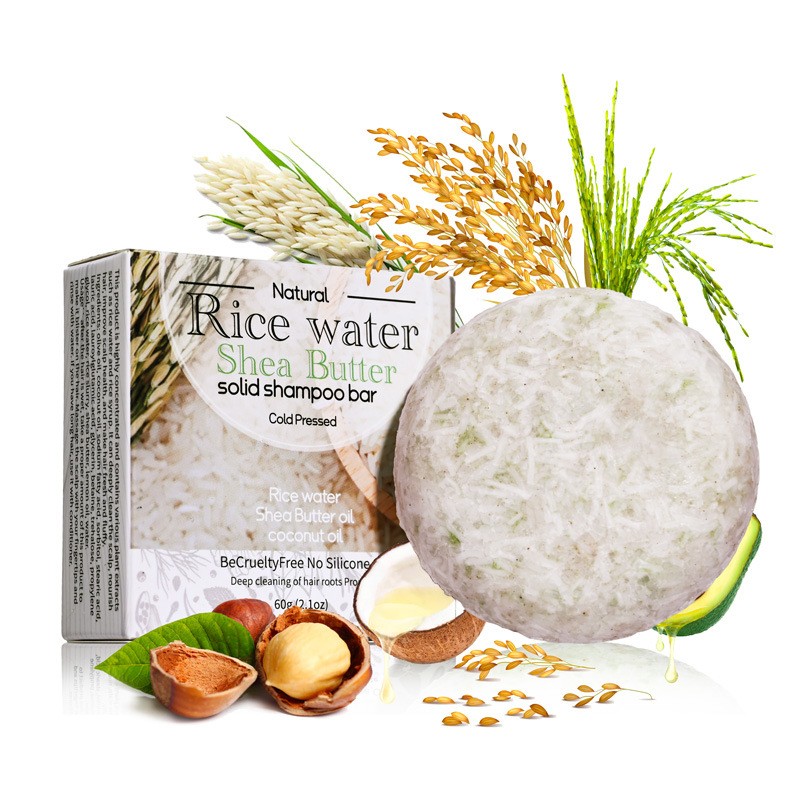 Bar Soap Shampoo Solid - XF 60G Sampo Beras Batangan 100%