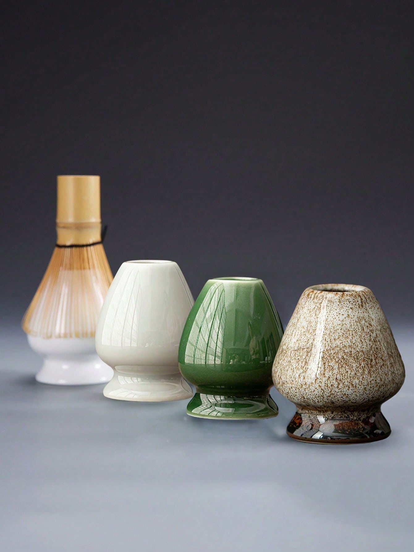 Dish Brush Bamboo - 1 Buah Keramik Matcha Teh Hijau