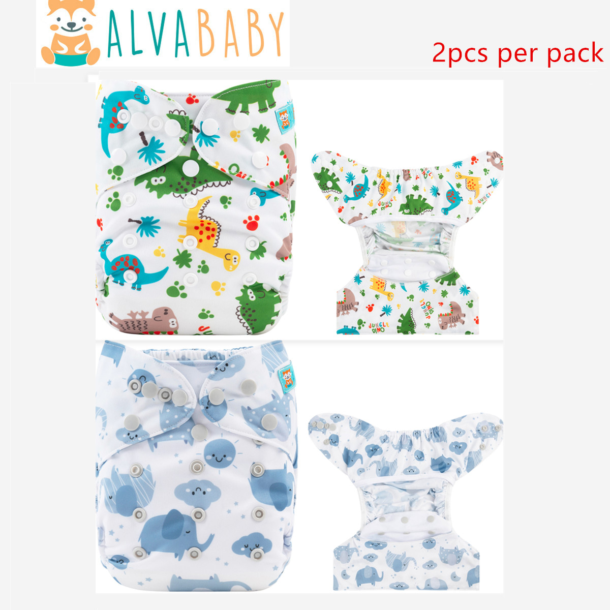 Cloth Diaper Insert - 2 Buah Penutup Popok Kain Bayi