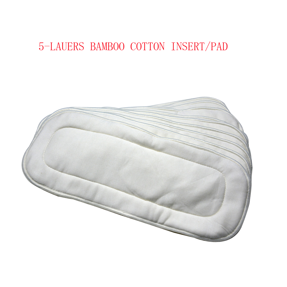Cloth Diaper Insert - (5 Buah Banyak) Organik Katun Bambu
