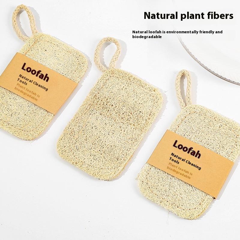 Bantalan Gosok Loofah Alami 6  - Dish Brush Bamboo ulasan dan harga