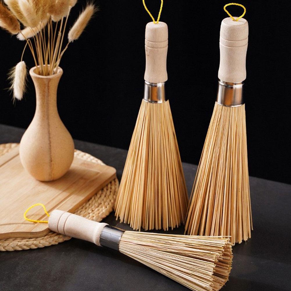 Sikat Panci Bambu Alami Gagang - Dish Brush Bamboo ulasan dan harga