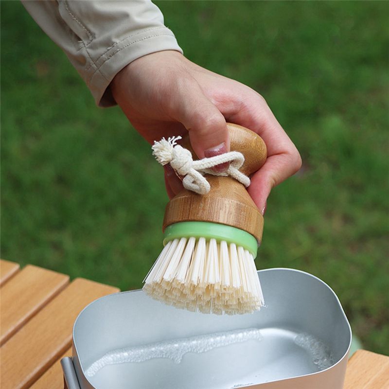 AC76-2 Paket Sikat Pembersih D - Dish Brush Bamboo ulasan dan harga
