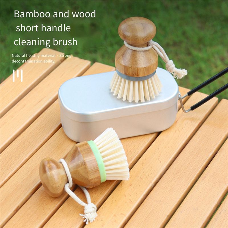AC76-2 Paket Sikat Pembersih D - Dish Brush Bamboo ulasan dan harga