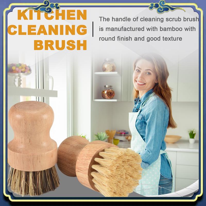 A56P-Sikat Piring Bambu 2 Buah - Dish Brush Bamboo ulasan dan harga