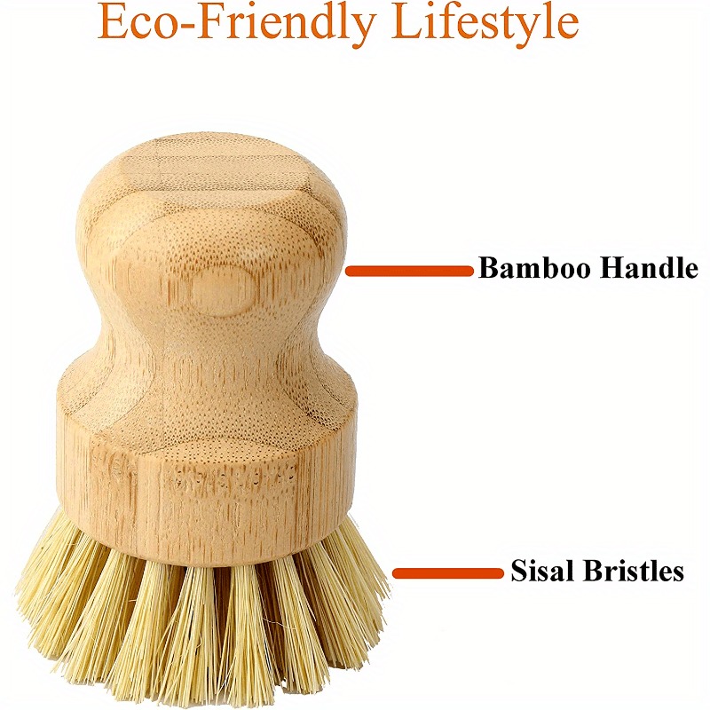 Sikat Pencuci Piring Bambu, Si - Dish Brush Bamboo ulasan dan harga