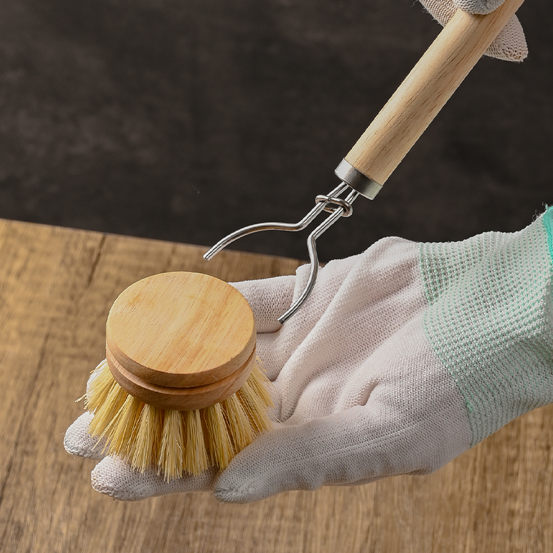 Set Sikat Piring Gagang Kayu d - Dish Brush Bamboo ulasan dan harga