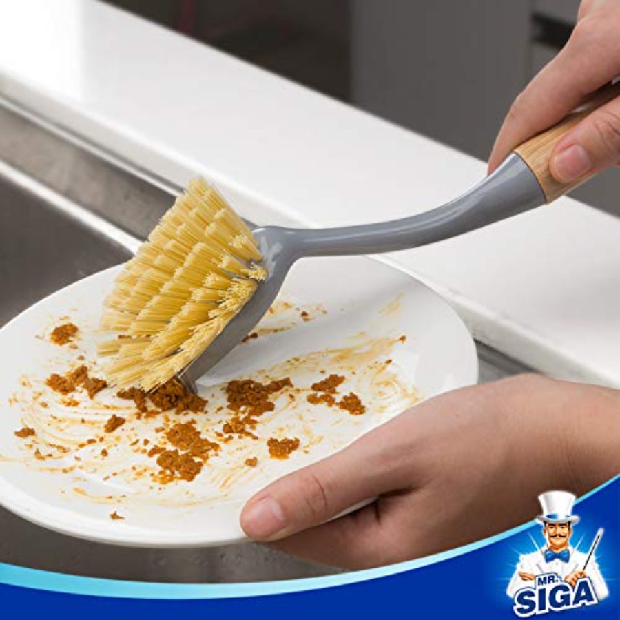 Sikat Piring dengan Gagang Bam - Dish Brush Bamboo ulasan dan harga