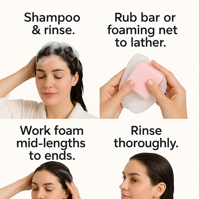Sabun Kondisioner Minyak Jarak - Bar Soap Shampoo Solid ulasan dan harga