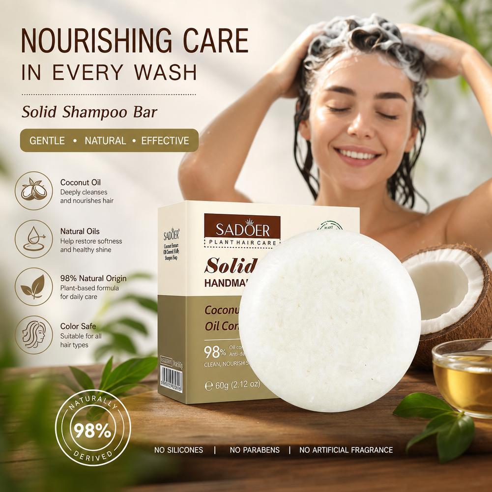Sabun Sampo Kelapa Alami untuk - Bar Soap Shampoo Solid ulasan dan harga
